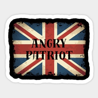 Angry Patriot Freedom For The People Sticker